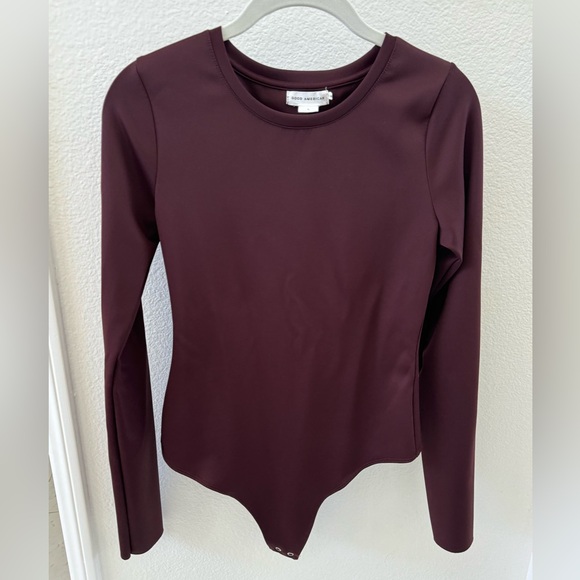 Good American Scuba Crewneck Longsleeve Bodysuit Large - Picture 4 of 7